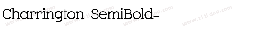 Charrington SemiBold字体转换